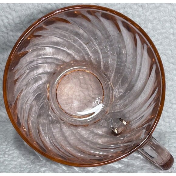 Arcoroc France 20 Piece Set Rosaline Swirling Pattern  Light Pink Vintage 1980s - Picture 14 of 16